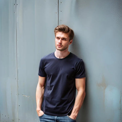 Navy Blue Premium Supima Cotton Unisex T shirt Artdol